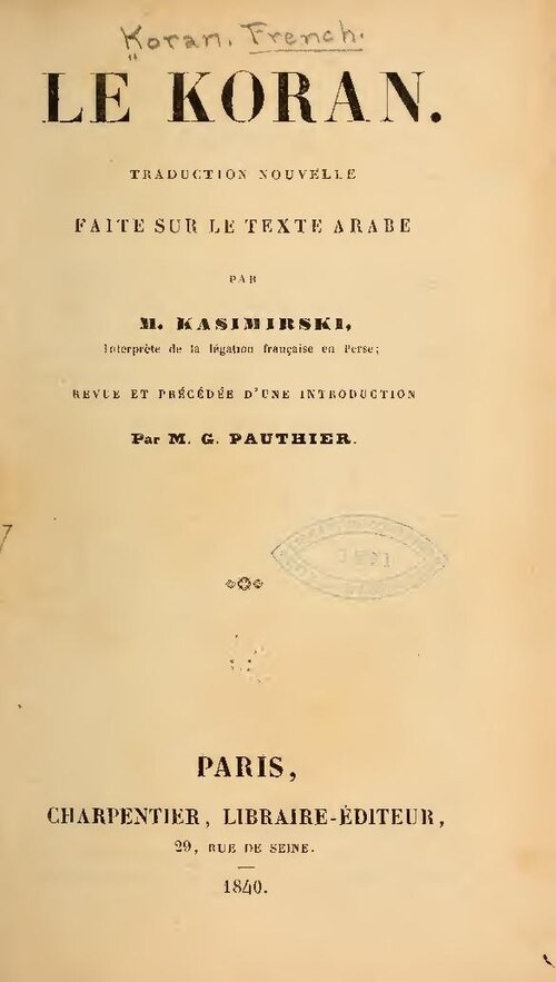 Albin de Biberstein Kazimirski